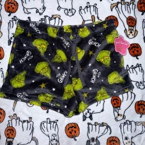 NWT The Grinch Fleece Pajama Shorts, Size XL